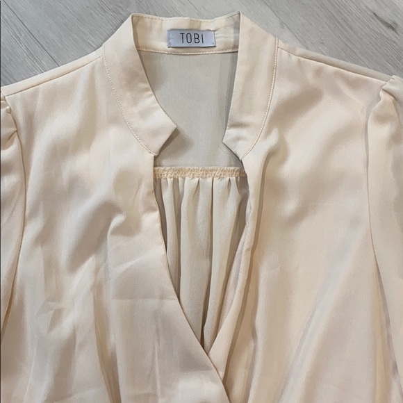 Cream Long Sleeve Tobi Dress - Picture 8 of 8